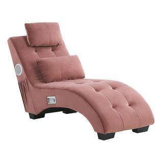 Beliani Chaise longue en Velluto Moderno SIMORRE  