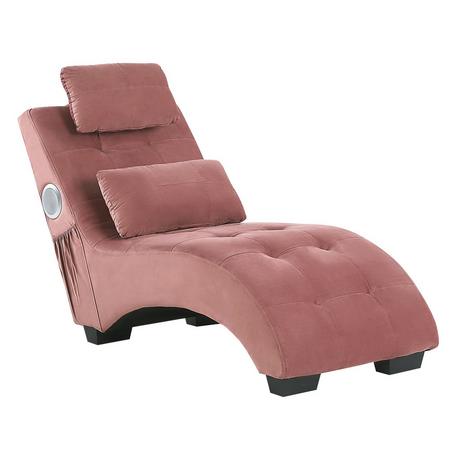 Beliani Chaise longue en Velluto Moderno SIMORRE  