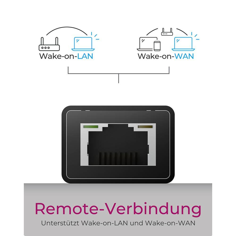 ICY Box  4 Port USB 3.2 Gen 1-Hub (USB 3.0) Schwarz 