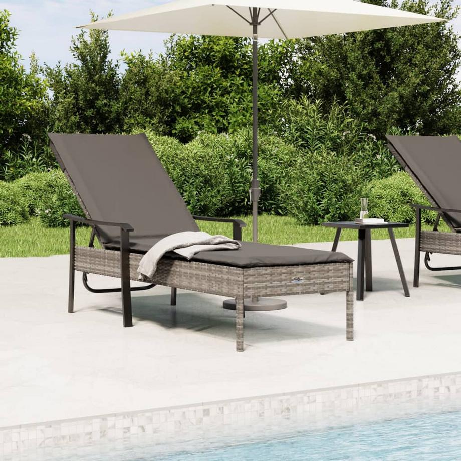 VidaXL Sonnenliege poly-rattan  