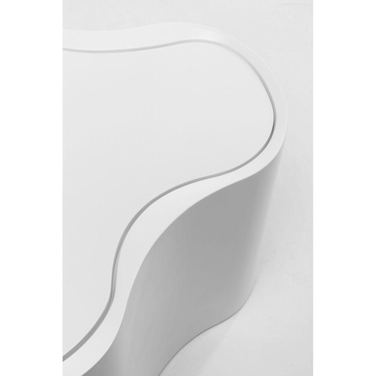 KARE Design Table d&#039;appoint Lotus blanc 35  