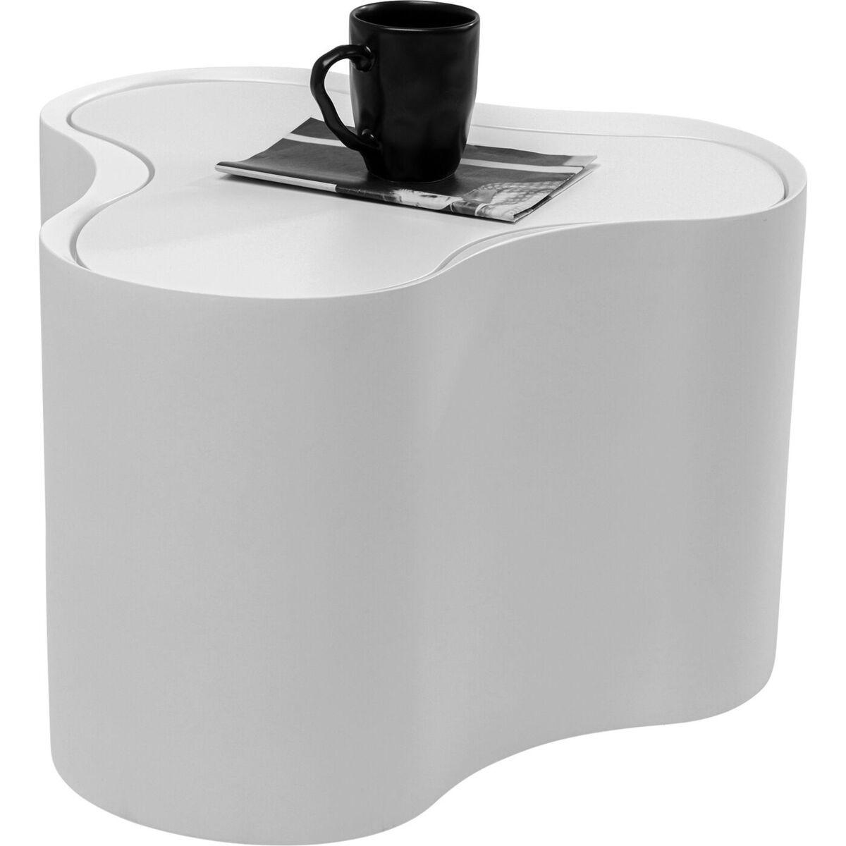 KARE Design Table d&#039;appoint Lotus blanc 35  