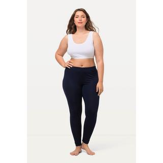 Ulla Popken  Leggings dal taglio aderente lunghi fino al polpaccio con cintura elastica 