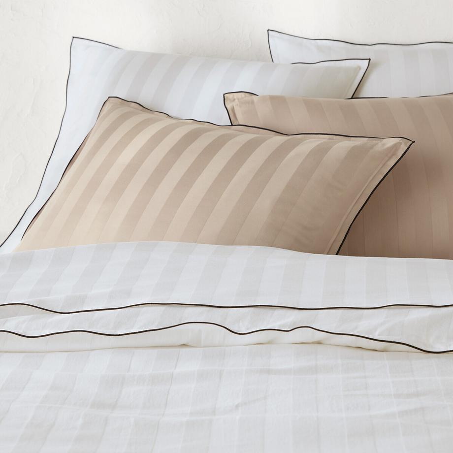 La Redoute Intérieurs Housse de couette Victor rayée  