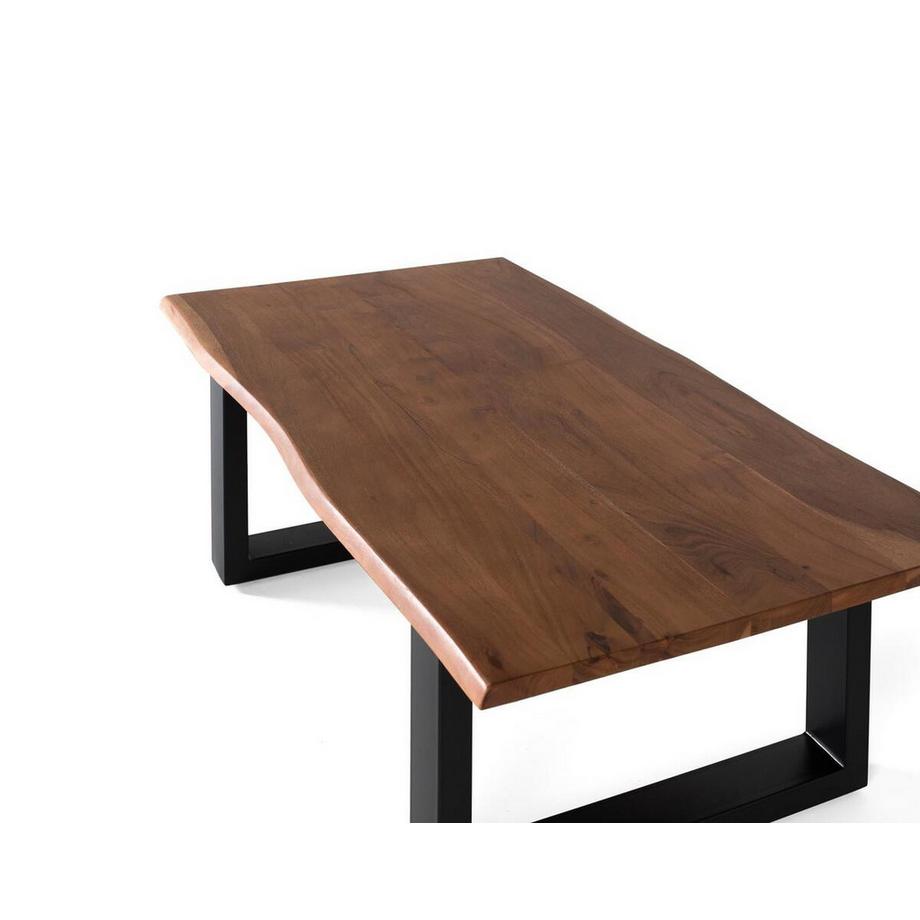 mutoni Table basse Kiran acacia naturel 120x70  