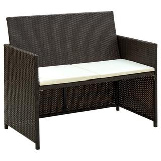 VidaXL Sofa poly-rattan  