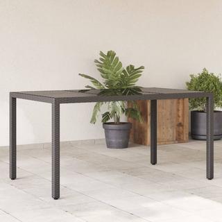 VidaXL Table de jardin rotin synthétique  