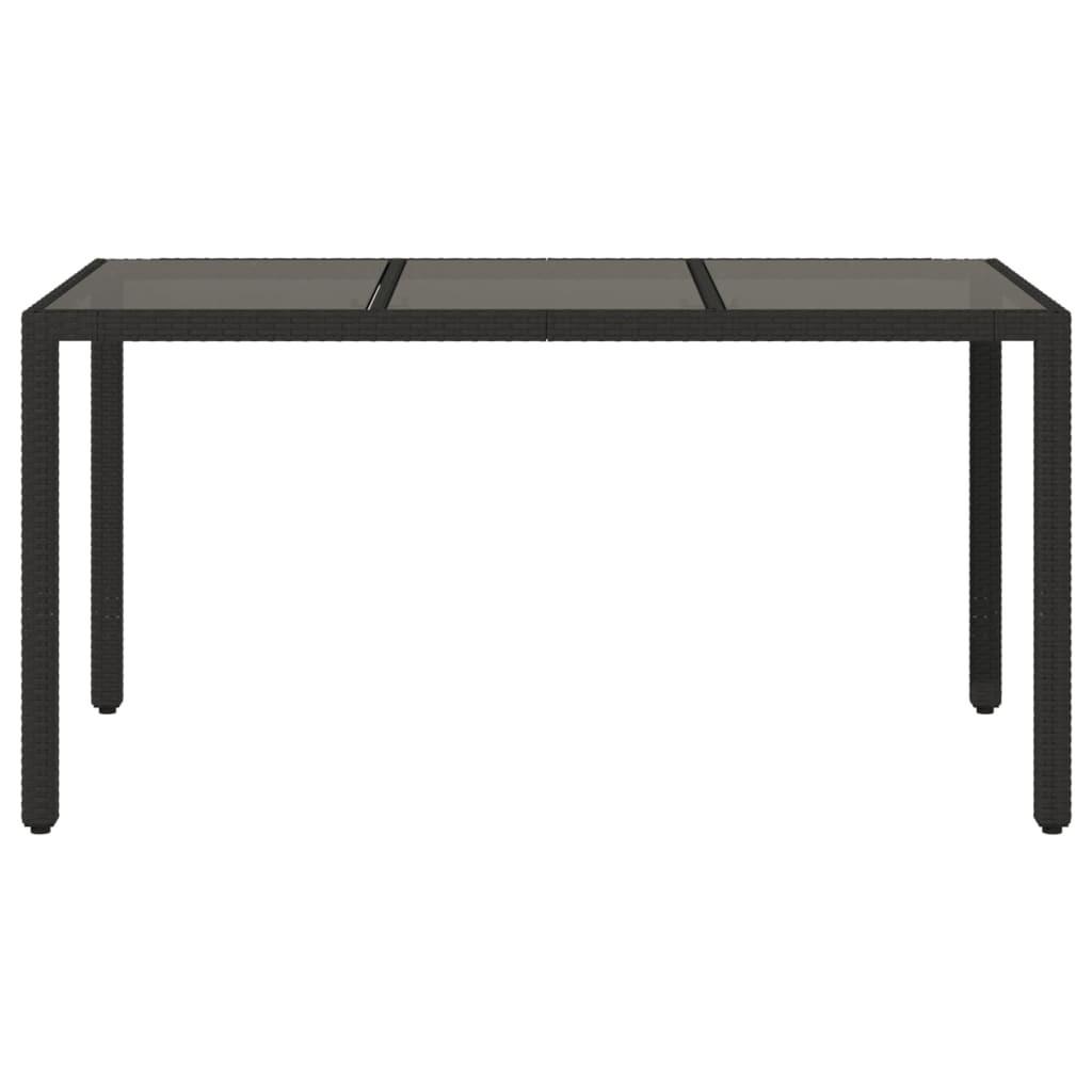 VidaXL Table de jardin rotin synthétique  