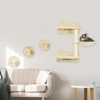 PawHut  Katzenkletterwand 