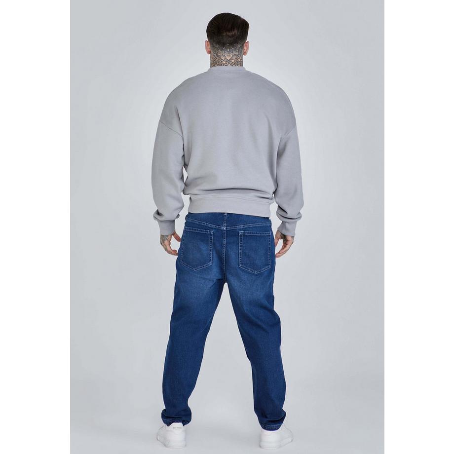 Sik Silk Sweatshirt Oversize Brodé  