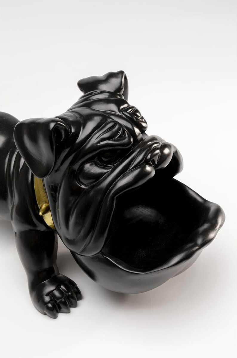 KARE Design Figura decorativa Hungry Dog nero 37  