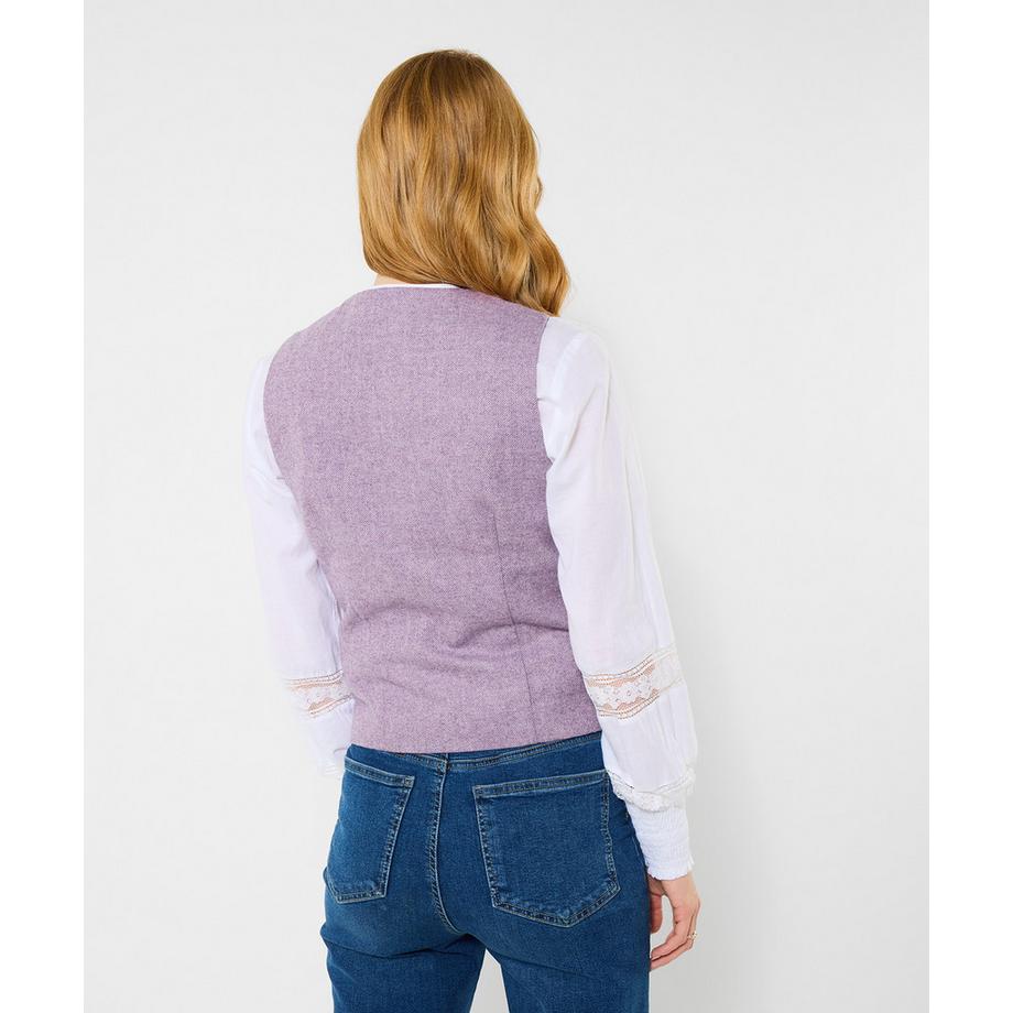 Joe Browns Tweedweste mit Kontrastdetails  