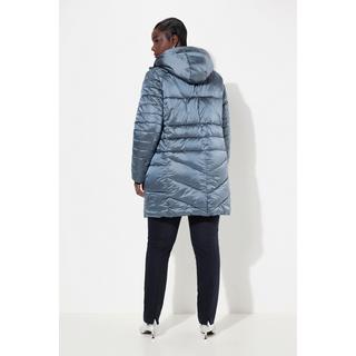 Ulla Popken  Manteau long HYPRAR matelassé et déperlant, poignets coupe-vent 