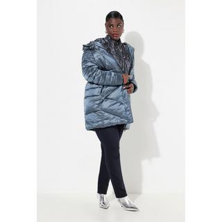 Ulla Popken  Manteau long HYPRAR matelassé et déperlant, poignets coupe-vent 