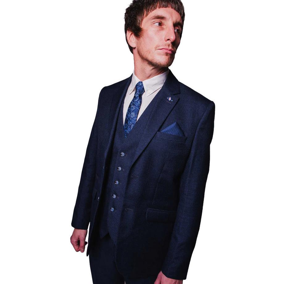 Lambretta Gilet Spencer Su Misura Sottile Quadretti  