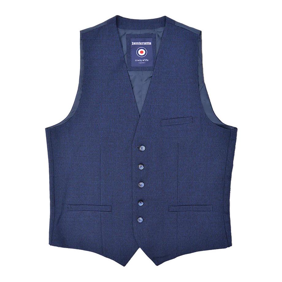 Spencer Gilet Su Misura Sottile Quadretti