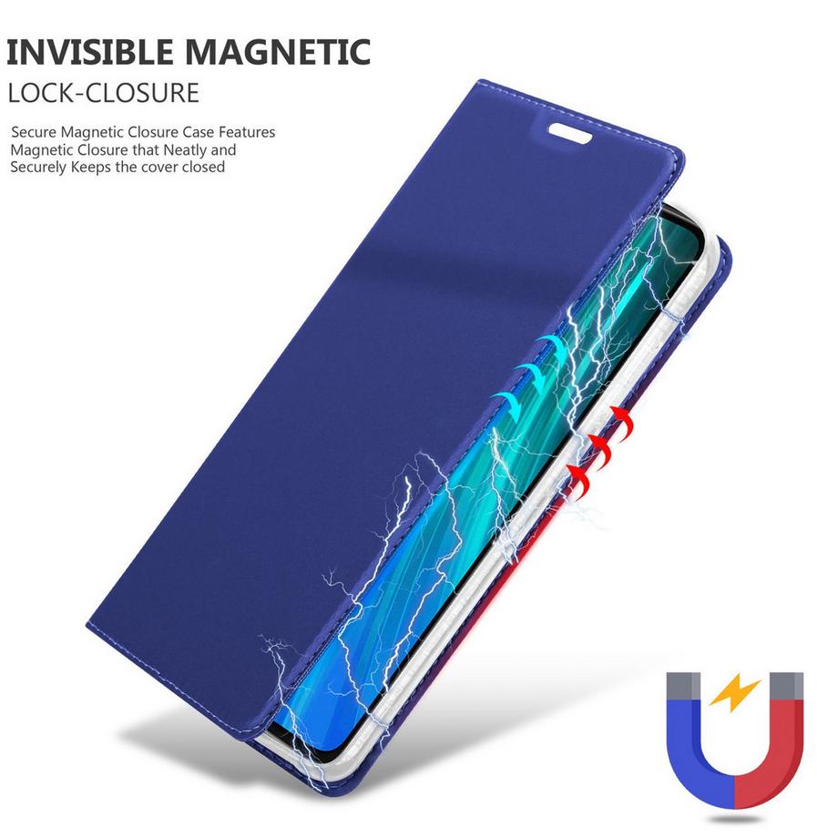 Cadorabo  Housse compatible avec Xiaomi RedMi NOTE 8 PRO - Coque de protection avec fermeture magnétique, fonction de support et compartiment pour carte 