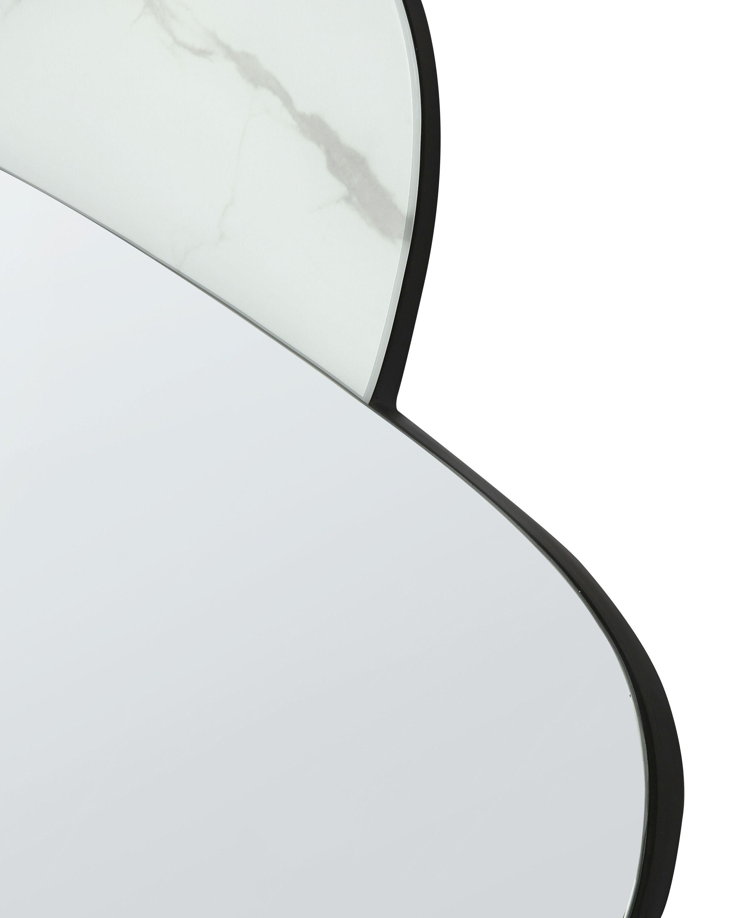 Beliani Wandspiegel aus MDF-Platte Glamourös PANNES  