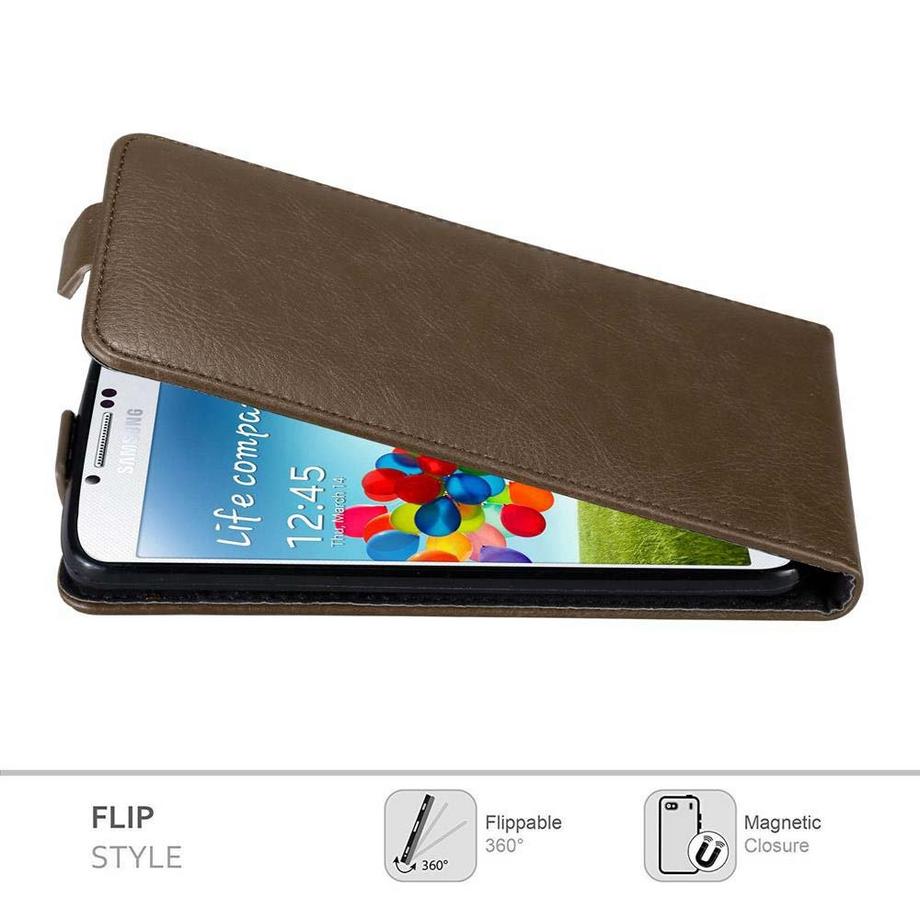 Cadorabo  Housse compatible avec Samsung Galaxy S4 - Coque de protection au design flip avec fermeture magnétique 