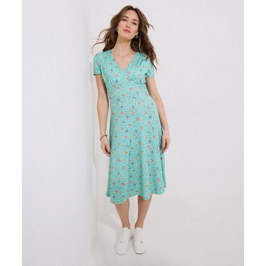 Joe Browns Vintage Print V-Ausschnitt Kleid  