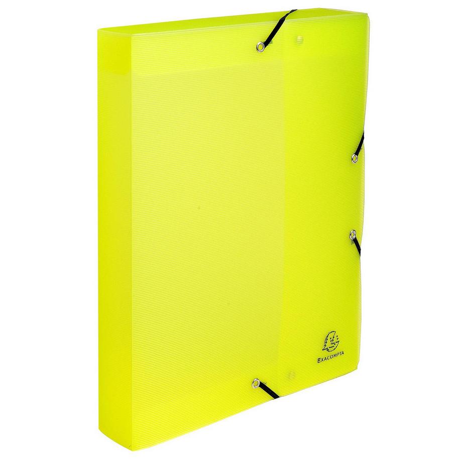 Exacompta Boite de classement Dos 40mm polypropylène 8/10e Lincolor - A4 - x 11  