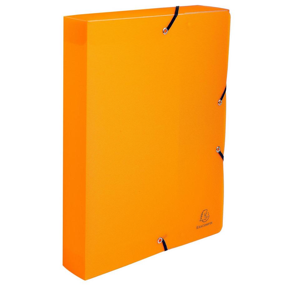 Exacompta Boite de classement Dos 40mm polypropylène 8/10e Lincolor - A4 - x 11  