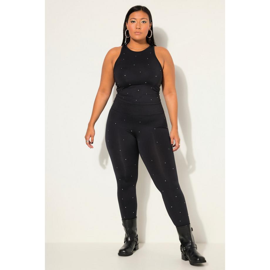 Studio Untold Legging Coupe Tight Shape Strass Scintillants  