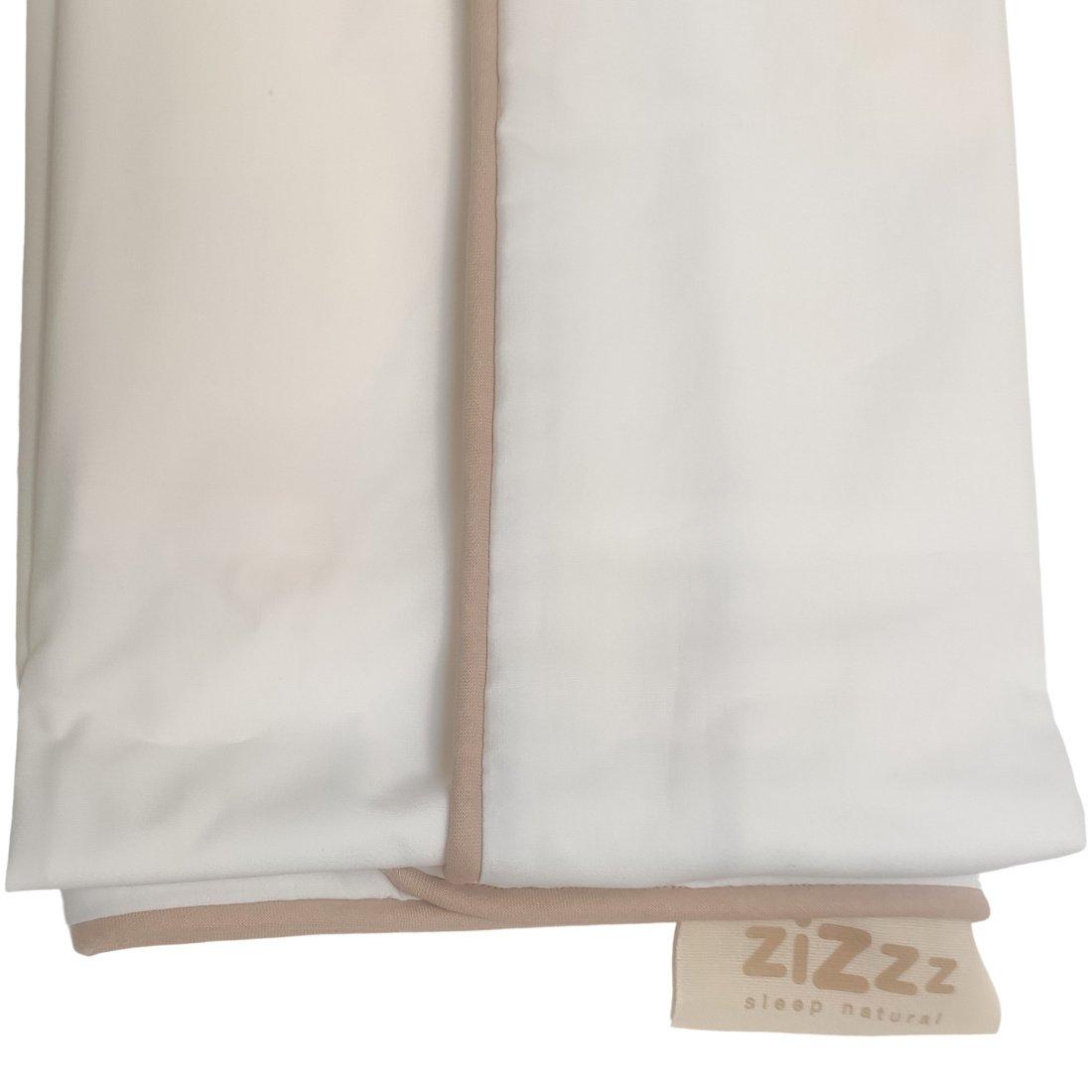 Zizzz Housse de couette en percale coton bio 140x200 cm  