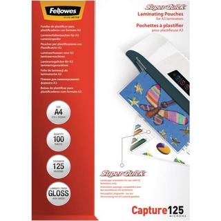 Fellowes  FELLOWES Laminiertasche A4 5440101 glanz, 125my 100 Stk 