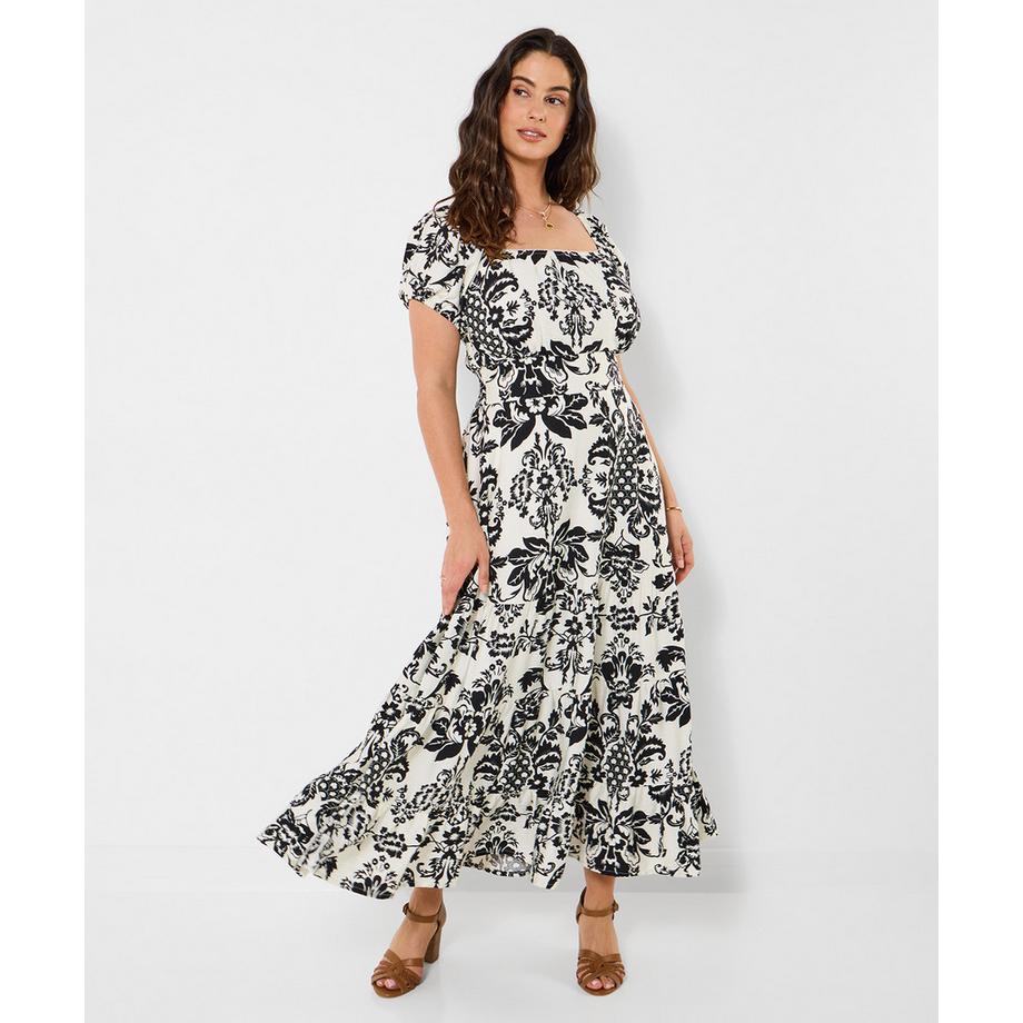 Joe Browns Monochromes Maxikleid mit eckigem Ausschnitt  