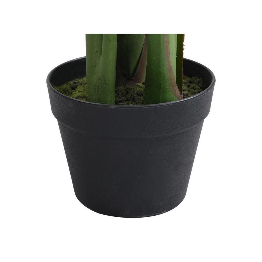 Vente-unique Arbre artificiel bananier avec pot - H.160 cm - Vert - NENDAZ  