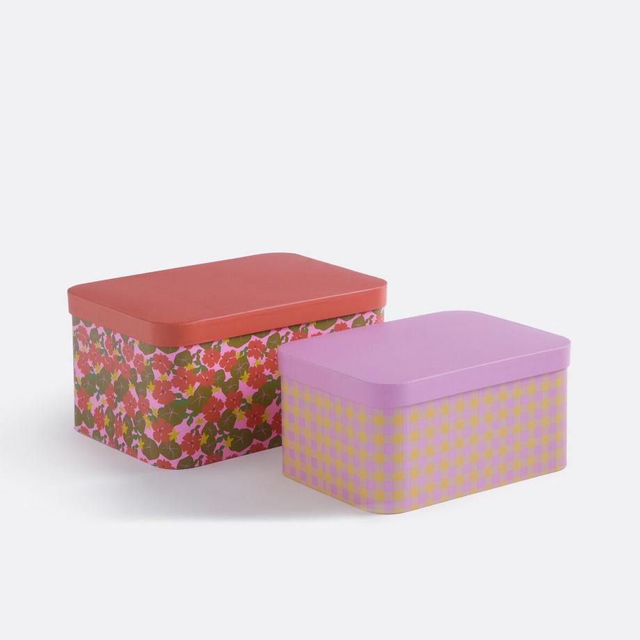 2er-Set Schachteln Lena mit Deckel