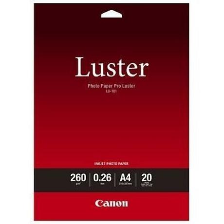 Canon  CANON Photo Paper Pro Luster A4 LU101A4 InkJet, 260g 20 Blatt 