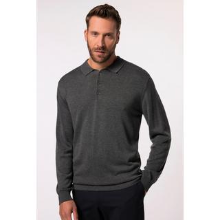 JP1880  Polo en maille FLEXNAMIC®, manches longues, Merino-Touch - jusqu'au 7&nbsp;XL 