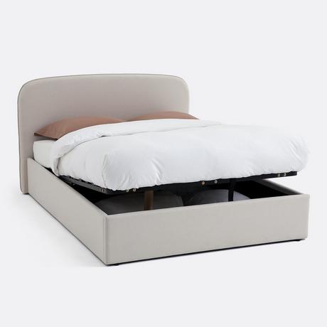 La Redoute Intérieurs Kastenbett Conto mit hochklappbarem Lattenrost  