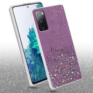 Cadorabo  Hülle für Samsung Galaxy S20 FE TPU Silikon mit funkelnden Glitter 