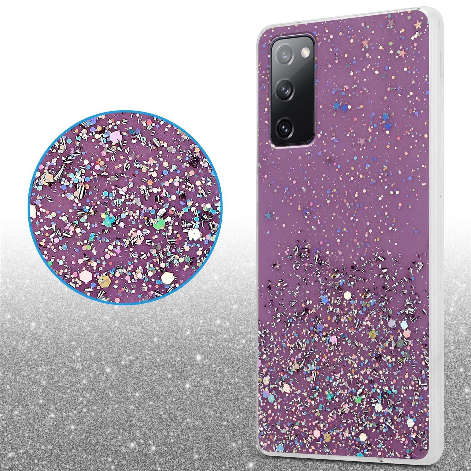 Cadorabo  Hülle für Samsung Galaxy S20 FE TPU Silikon mit funkelnden Glitter 