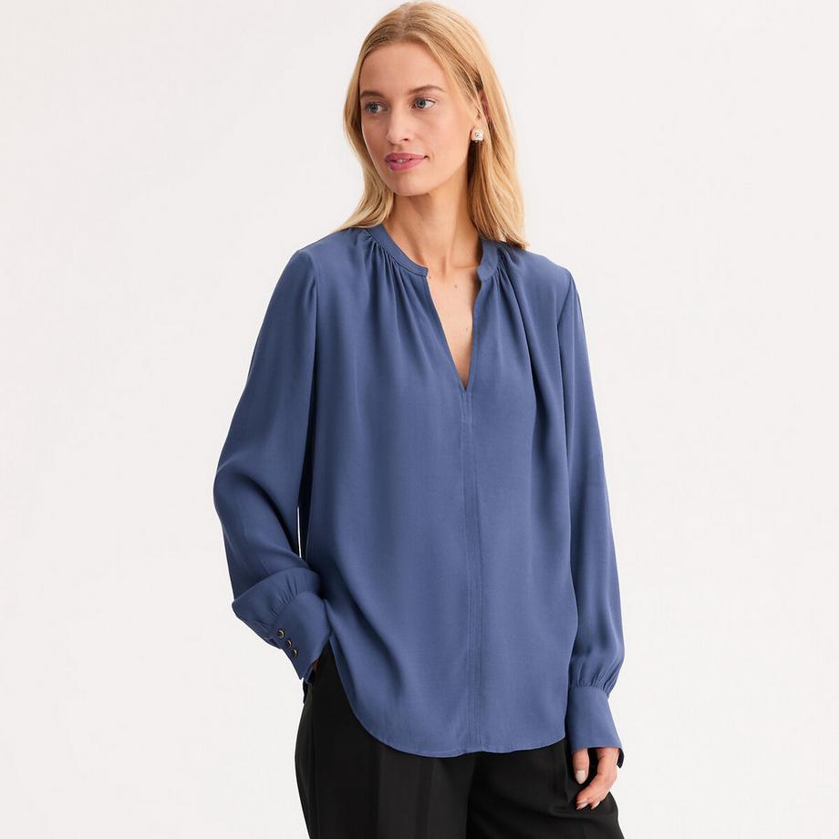La Redoute Collections Blusa Scollo a V Maniche Lunghe  