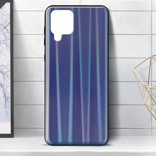 Avizar  Coque Samsung A42 5G Holographique Bleu 