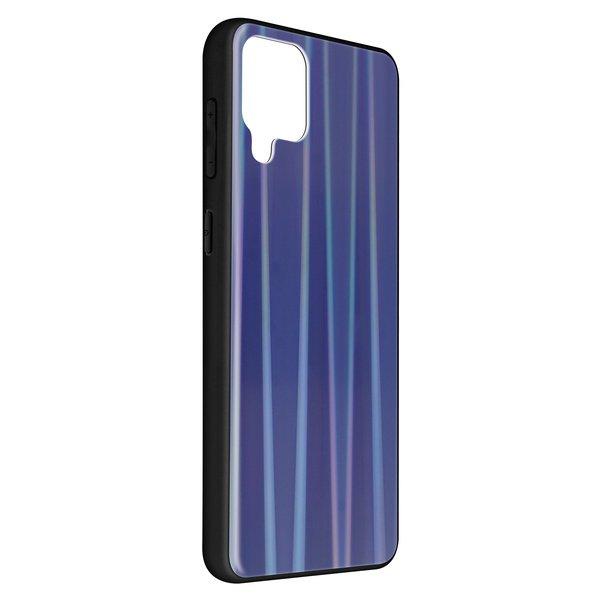 Avizar  Coque Samsung A42 5G Holographique Bleu 