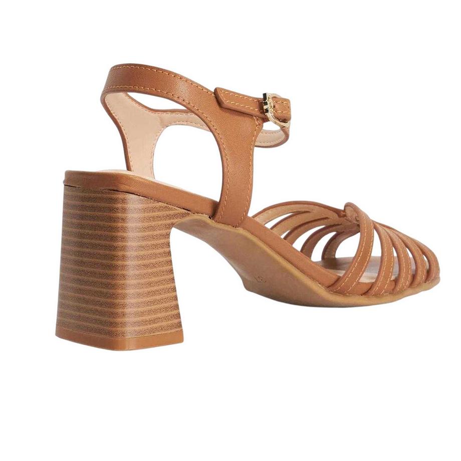 Dune London Sandales en Cuir Talon Bloc  