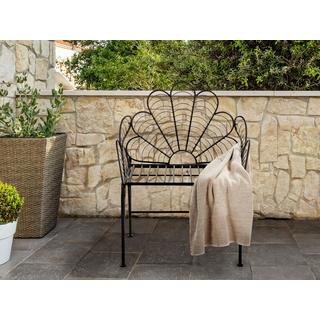 Beliani Chaise de jardin en Métal Rétro LIGURIA  