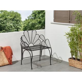 Beliani Chaise de jardin en Métal Rétro LIGURIA  