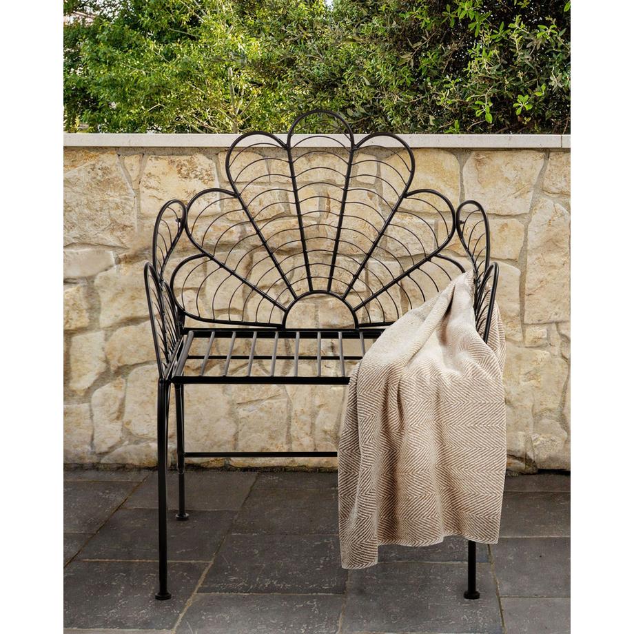 Beliani Sedia da giardino en Ferro Retrò LIGURIA  