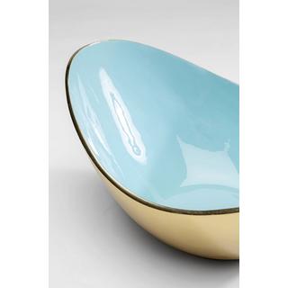 KARE Design Ciotola decorativa Samba Colore Plain azzurro 14  