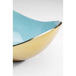 KARE Design Ciotola decorativa Samba Colore Plain azzurro 14  