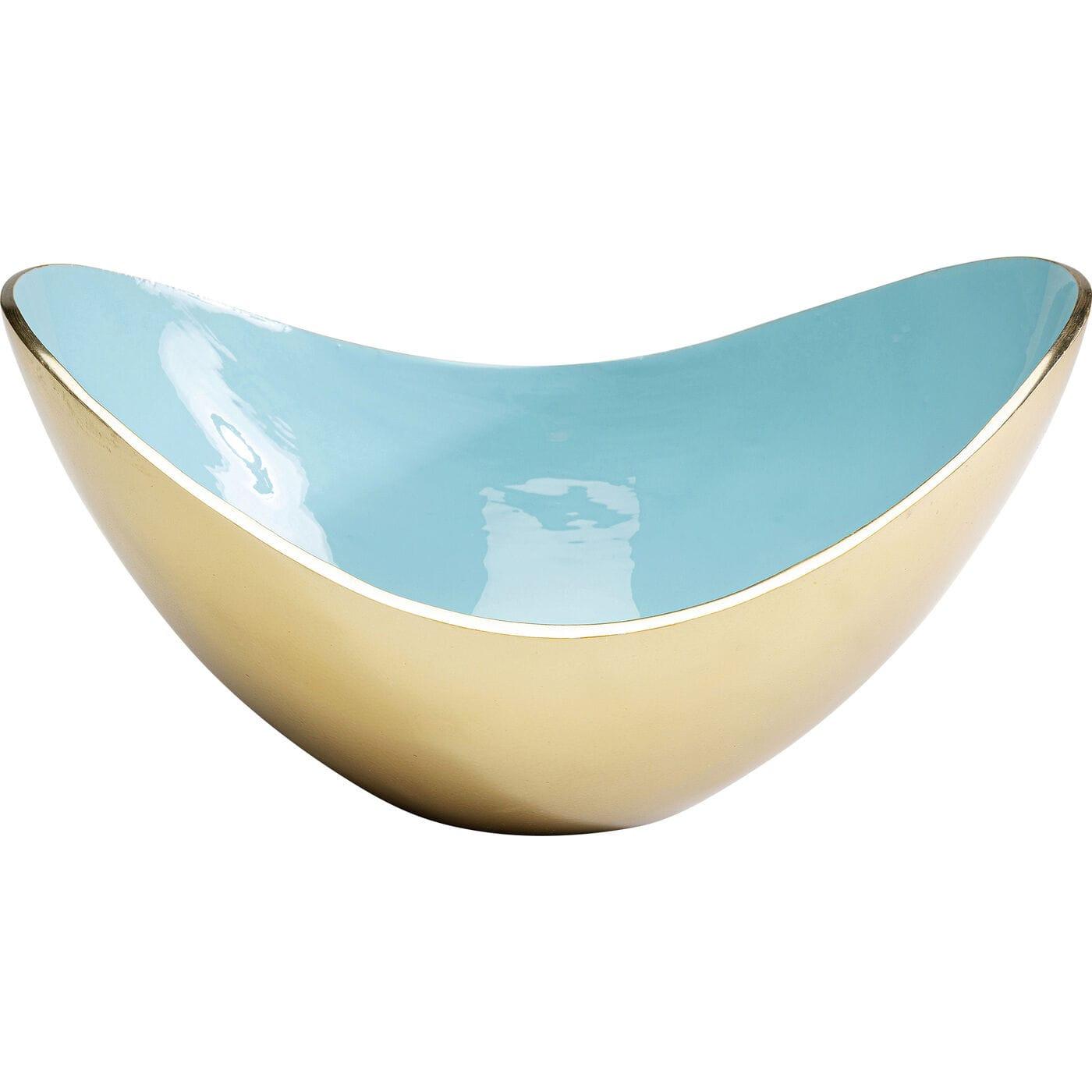 KARE Design Ciotola decorativa Samba Colore Plain azzurro 14  