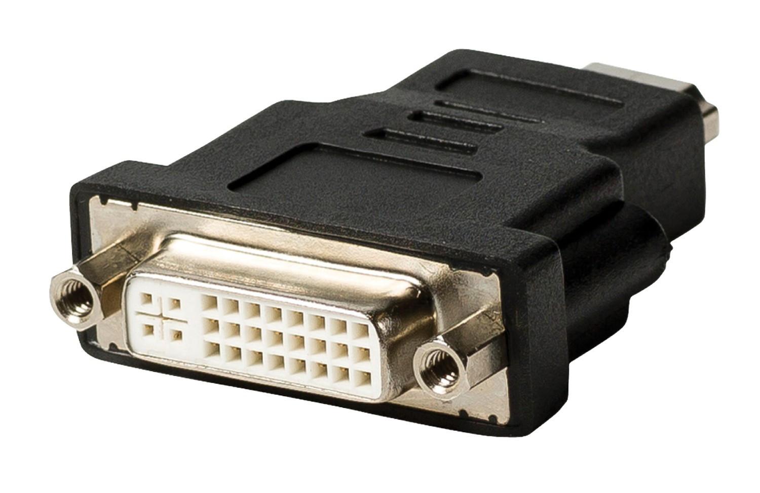 Nedis  Adaptateur HDMI haute vitesse avec Ethernet Connecteur HDMI - DVI-D 24+1p femelle Noir 