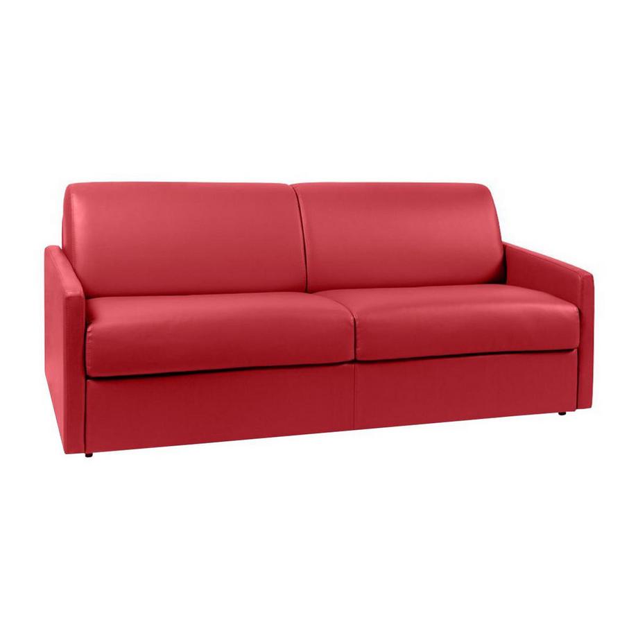 Vente-unique Schlafsofa 4Sitzer CALIFE Liegefläche Matratzen  