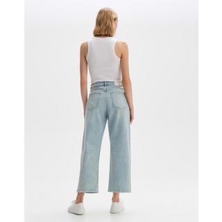 OPUS  Wide Cropped Jeans Momito fresh gerade geschnitten 